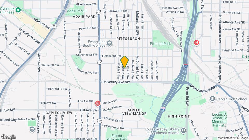 1142 Coleman St SW Map and Location Details