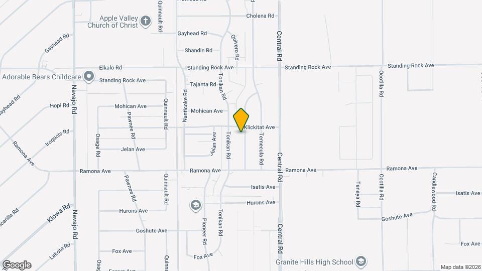 14638 Quivero Rd Map and Location Details