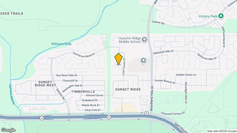 11307 Huntcrest Ln Map and Location Details