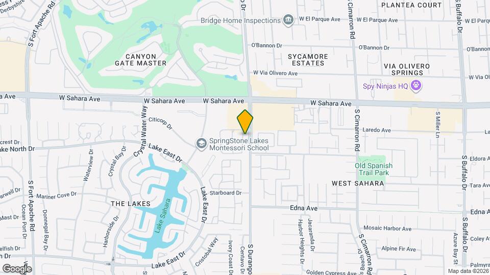 2605 S Durango Dr Mapa y Detalles de la Ubicación