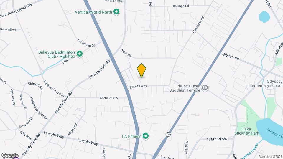 13003 31st Ave W Map and Location Details