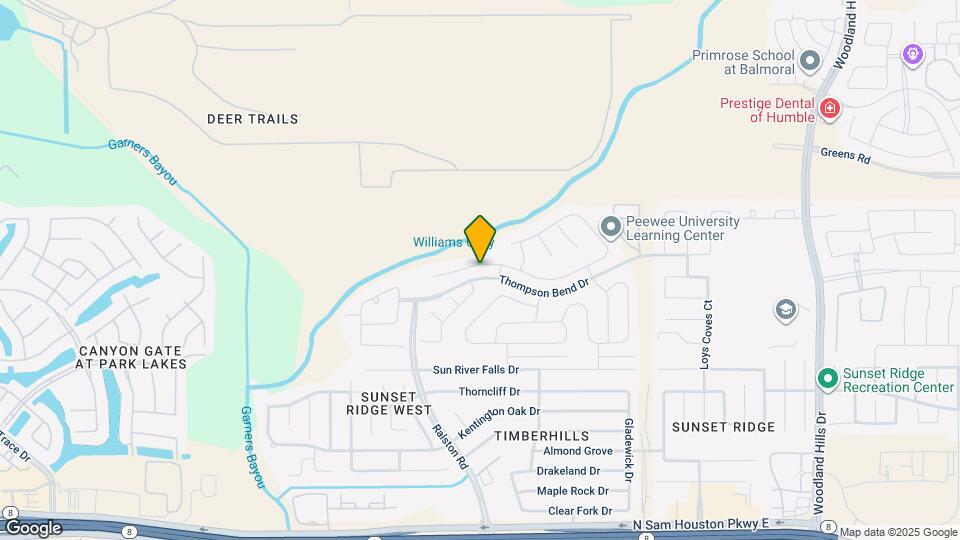 10722 Hillside Creek Dr Map and Location Details