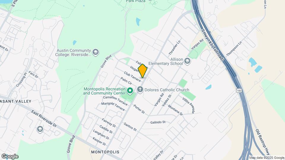 6214 Club Terrace Map and Location Details