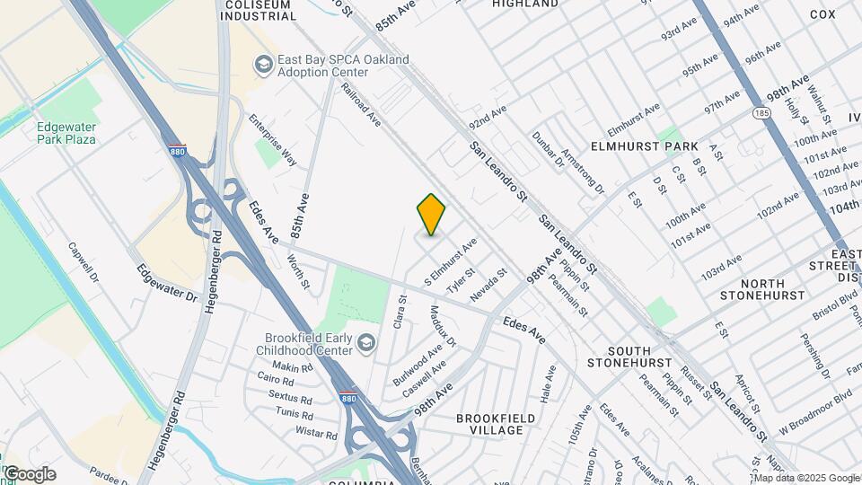 661 Clara St Map and Location Details