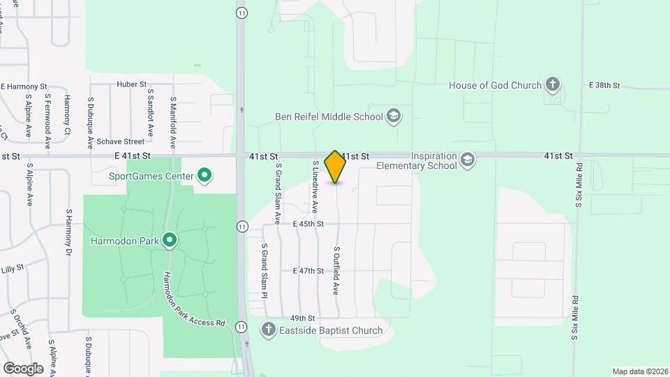 3501 S Outfield Cir Mapa y Detalles de la Ubicación