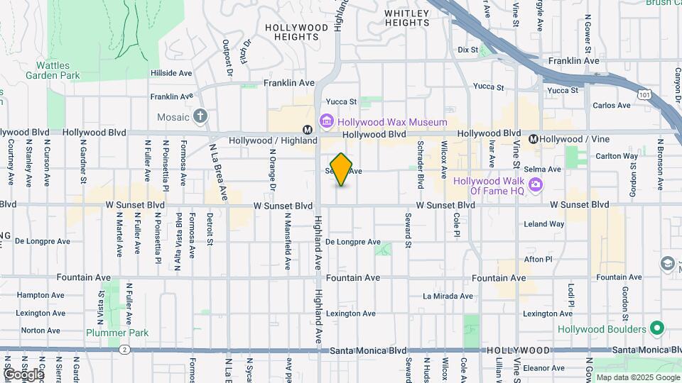 1523 N McCadden Pl Map and Location Details