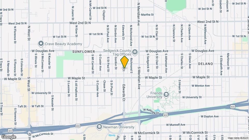 222 S Edwards Ave Map and Location Details