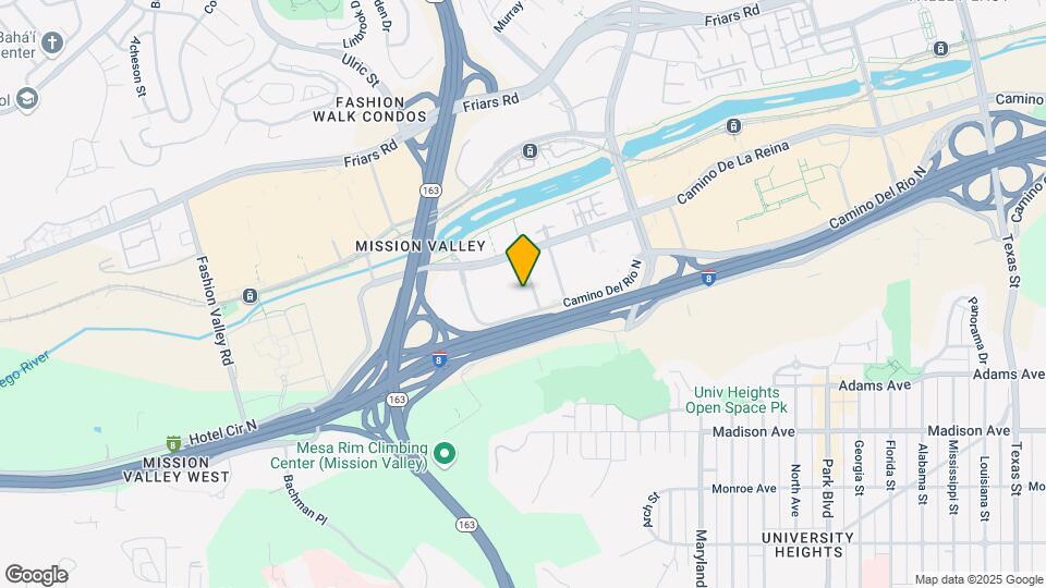 Metro Mission Valley Map and Location Details