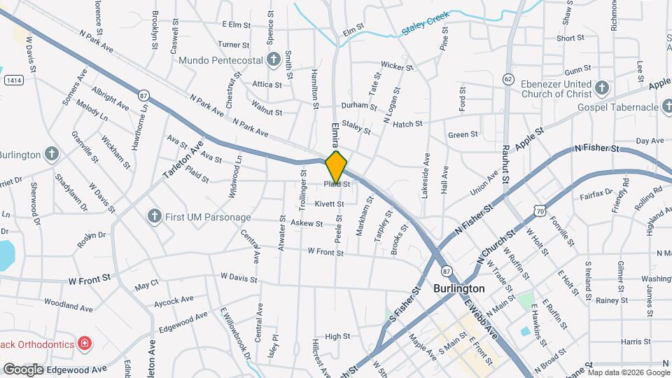 702 Plaid St Map and Location Details