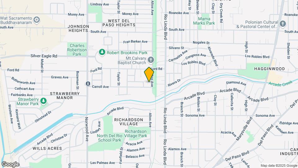 3309 Altos Ave Map and Location Details