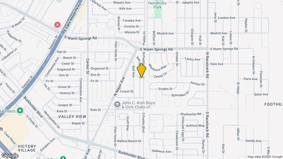 449 Ash St Map and Location Details