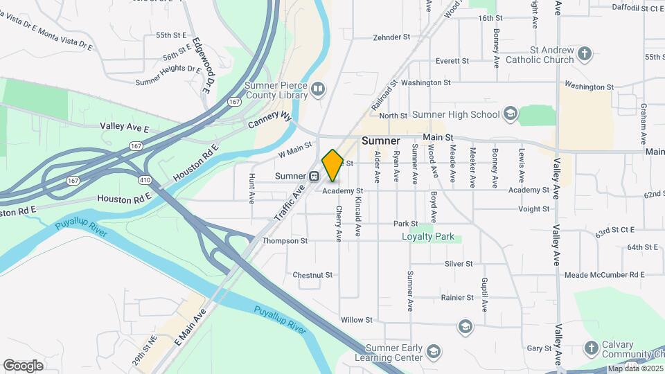 802 Cherry Ave Map and Location Details