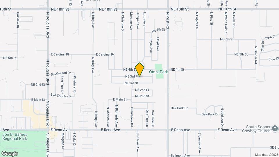 9706 NE 3rd Pl Map and Location Details