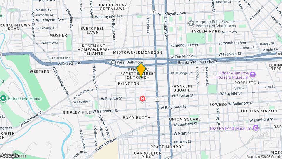 2002 Penrose Ave Map and Location Details