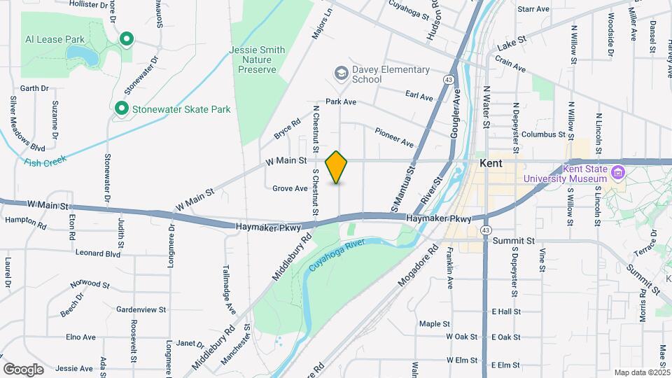 142 S Prospect St Map and Location Details
