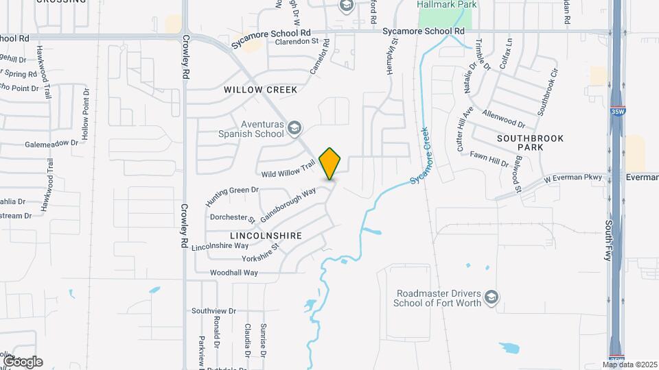 1354 Gainsborough Way Mapa y Detalles de la Ubicación