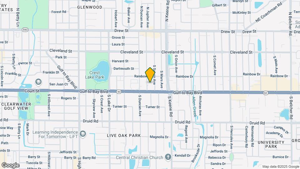 407 S Jupiter Ave Map and Location Details