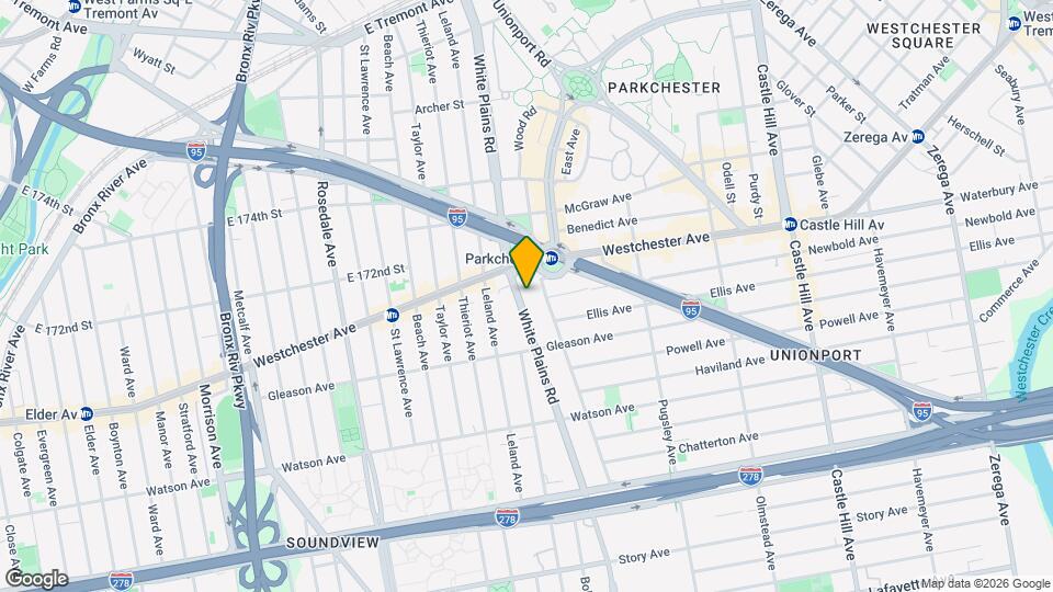 1254 White Plains Rd Map and Location Details