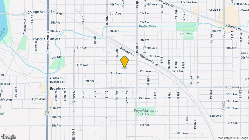 1219 Parmele St-Unit -Upper Map and Location Details