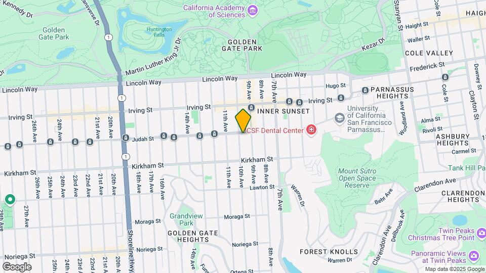 439 Judah St, Unit 439 Mapa y Detalles de la Ubicación