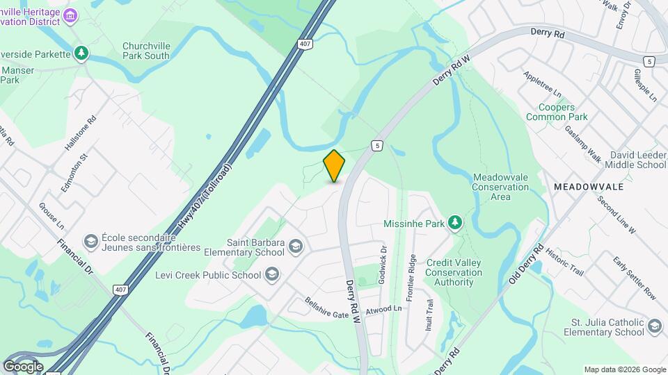 7327 Glamorgan Way Map and Location Details