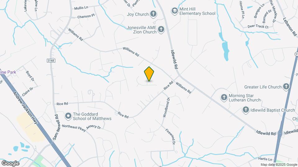 2800 Williams Station Rd Map and Location Details