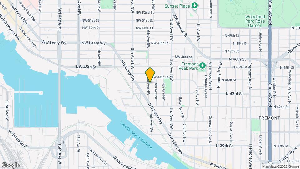 517 NW Bright St Map and Location Details