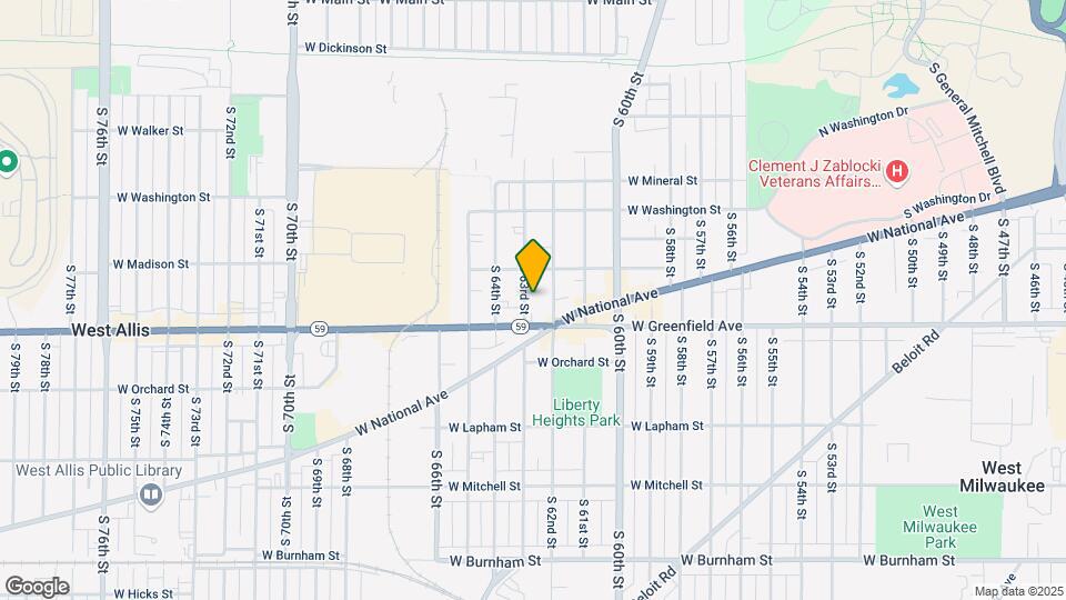 1336 S 63rd St-Unit -1338 Upper Map and Location Details