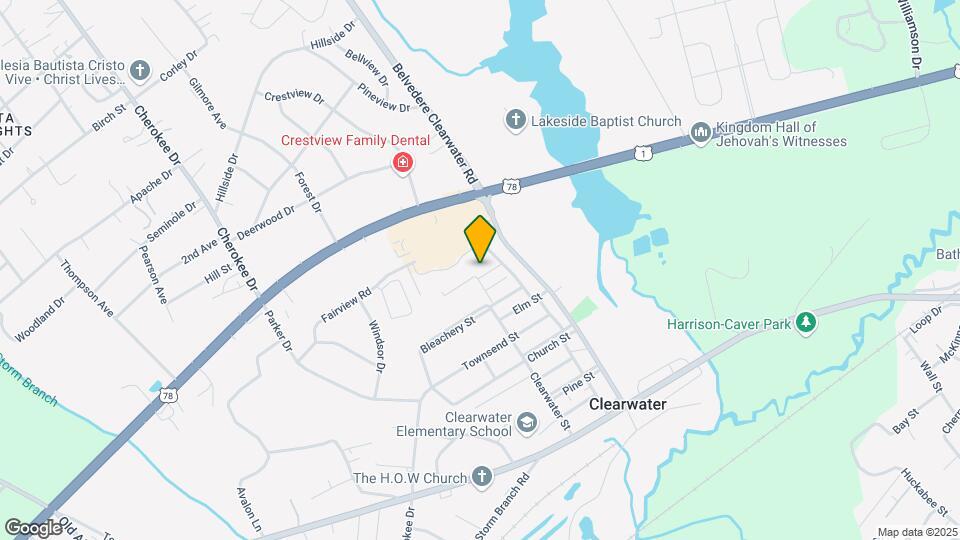 Clearwater Village Map and Location Details