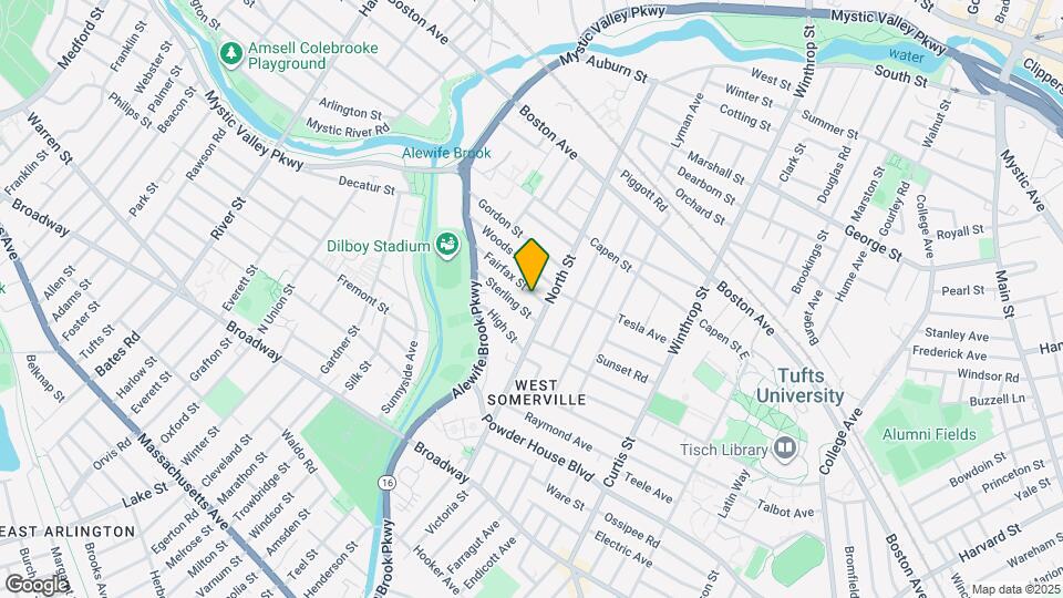 12 Fairfax St, Unit 2 Map and Location Details