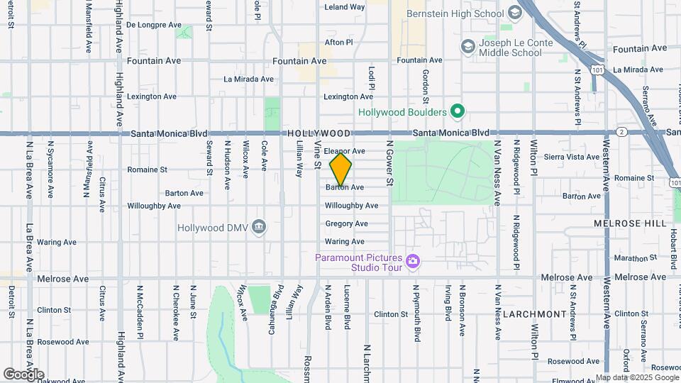 6018 Barton Ave Map and Location Details