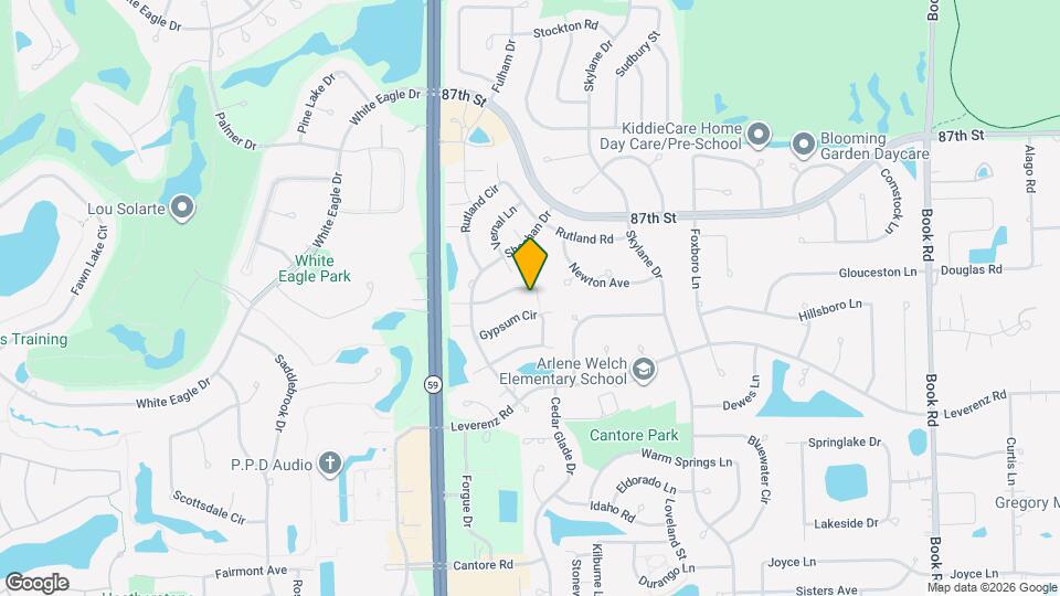 2927 White Thorn Cir Map and Location Details
