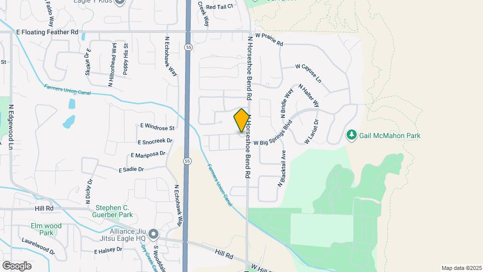 10601 N Horseshoe Bend Rd Map and Location Details