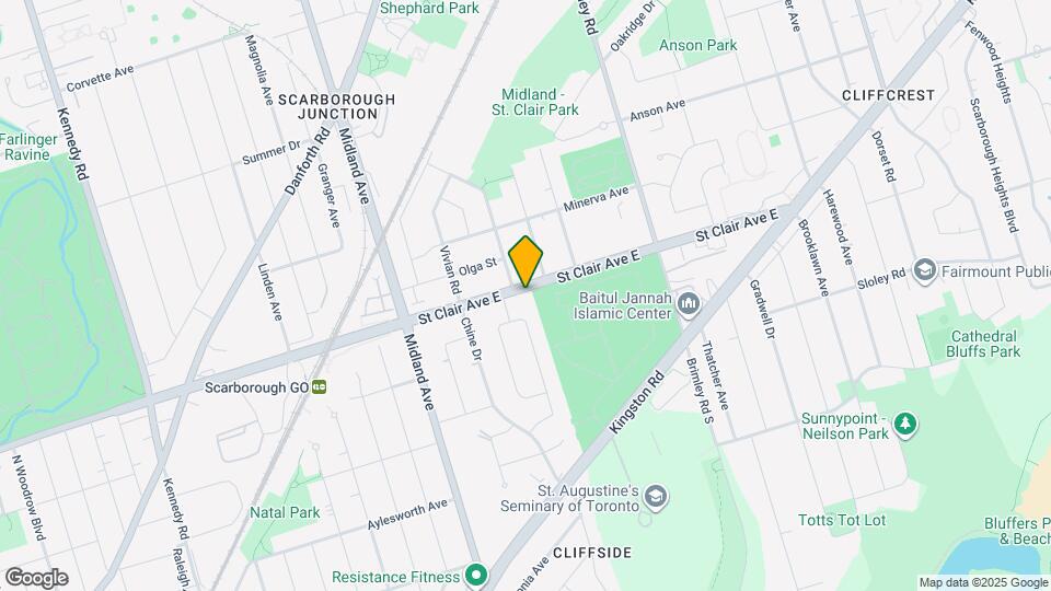 3715 St Clair Ave E Map and Location Details