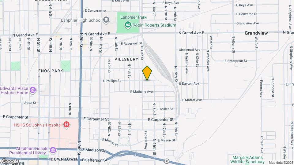 1506 E Phillips St Map and Location Details