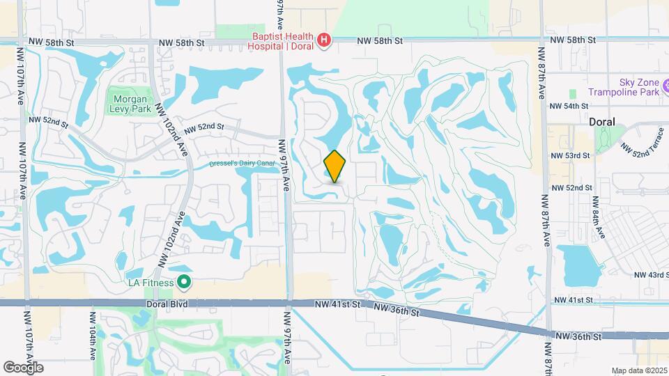 4934 NW 94th Doral Pl Map and Location Details