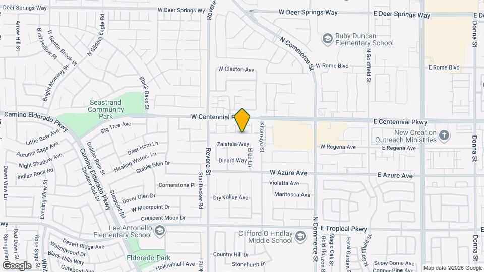 605 W Coastal Dreams Ave Mapa y Detalles de la Ubicación