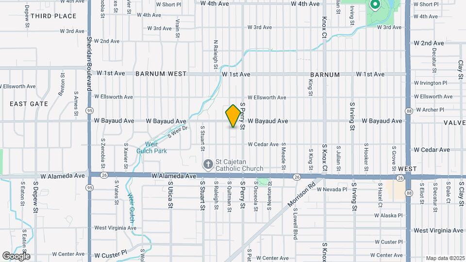 134 S Quitman St Map and Location Details