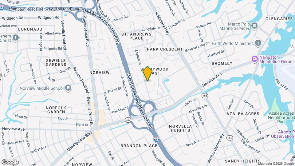 6252 Edward St Map and Location Details