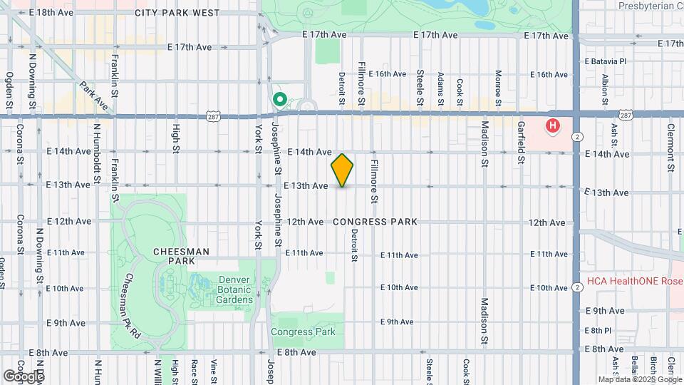1280 Clayton St. Apartments Map and Location Details