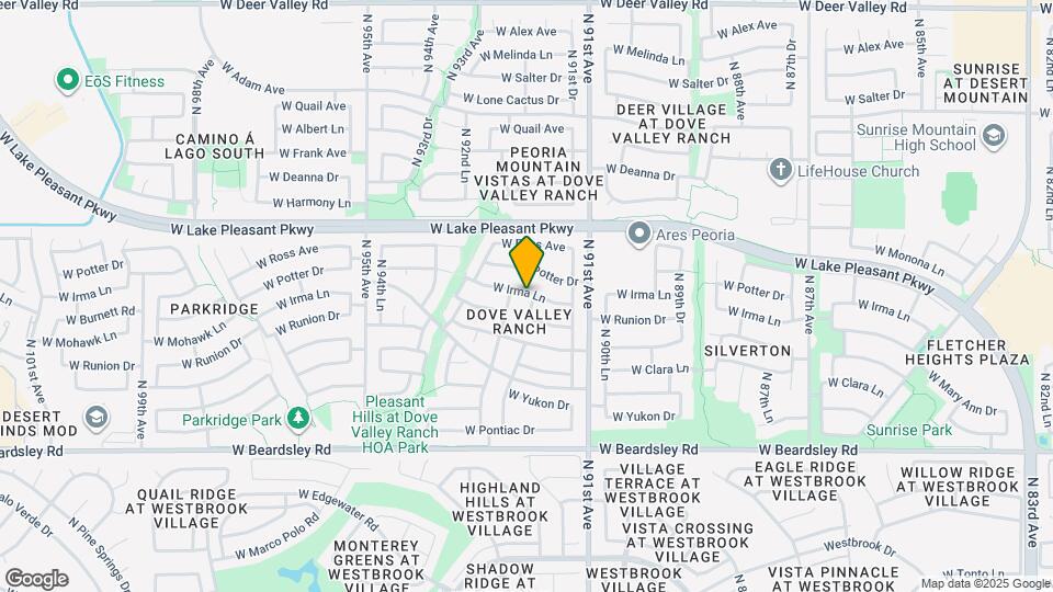 20682 N 92nd Ln Map and Location Details