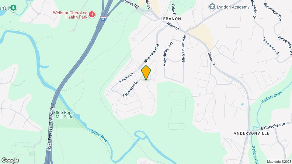 243 Hiawassee Dr Map and Location Details