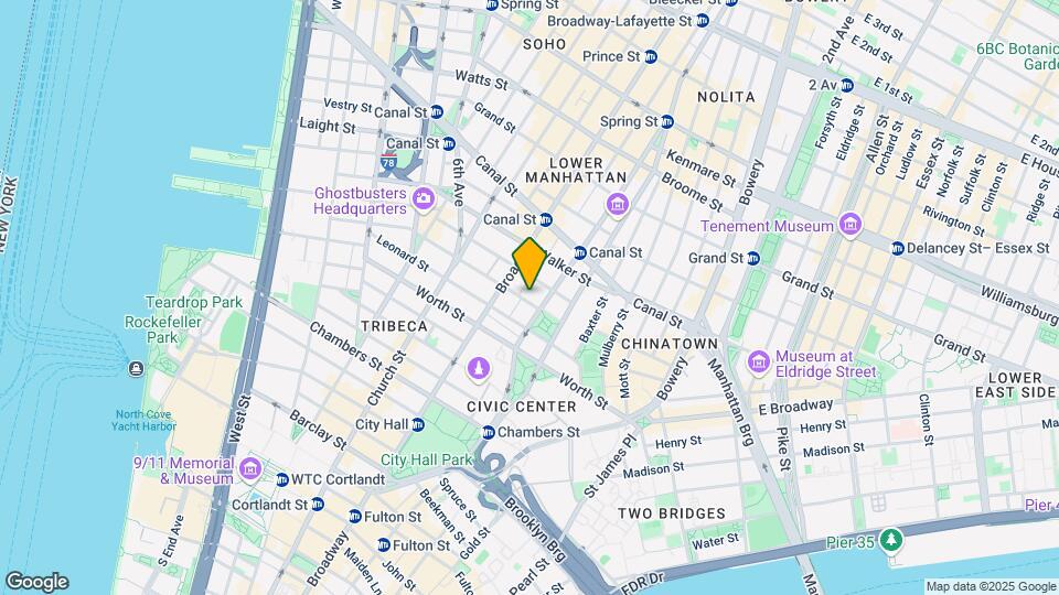 FIFTY Franklin Mapa y Detalles de la Ubicación