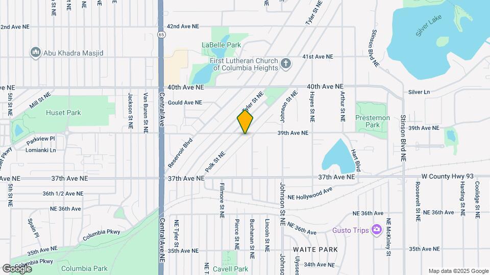 3879 Polk St NE Map and Location Details