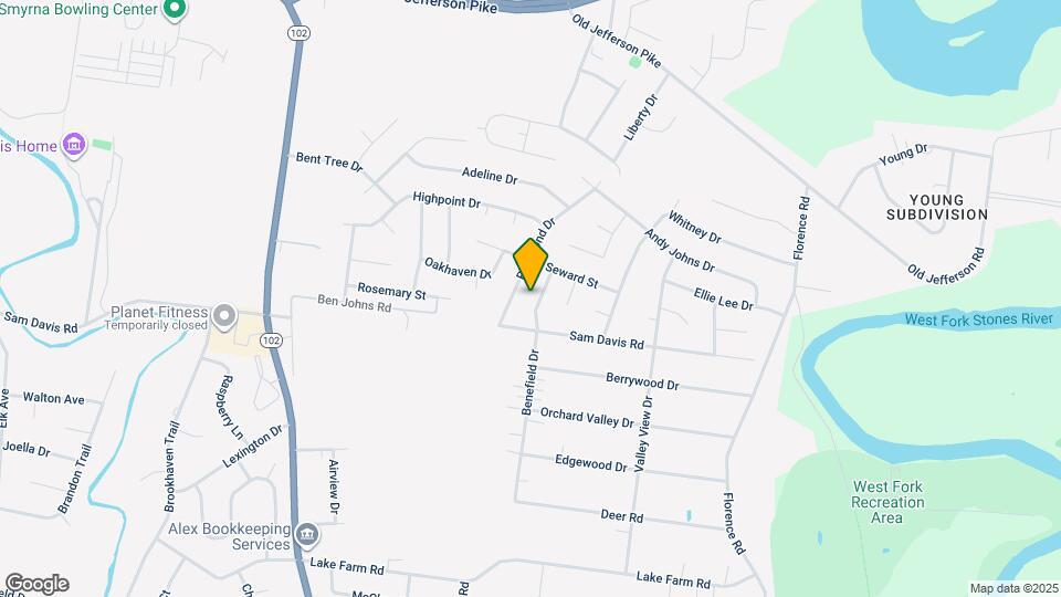221 Benefield Dr Mapa y Detalles de la Ubicación