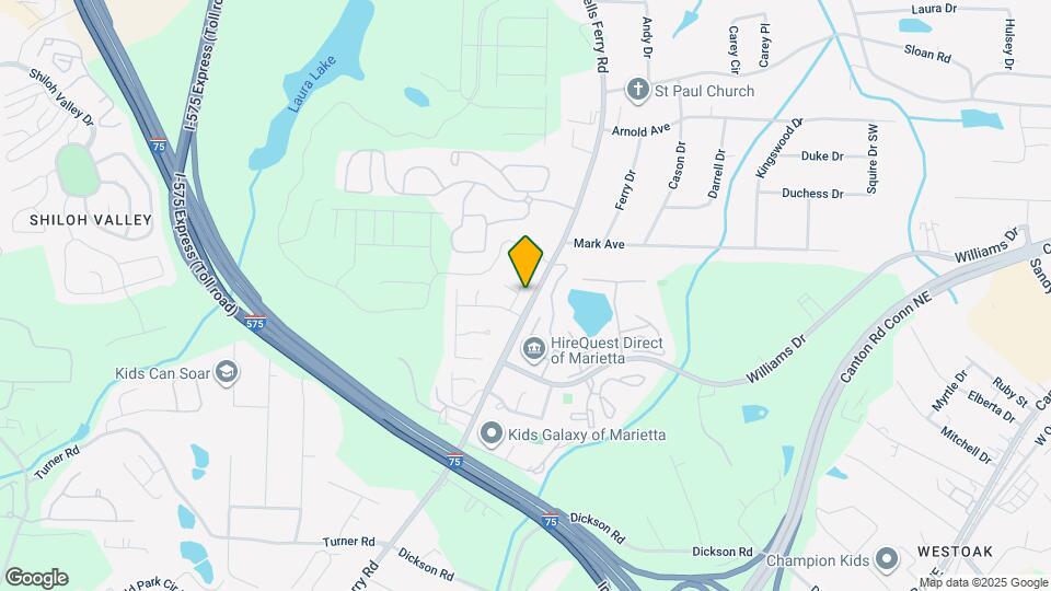 1880 Lakestone Way Map and Location Details