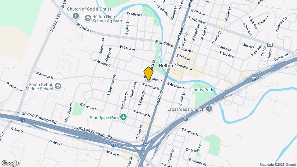 219 W Avenue D, Unit A Map and Location Details