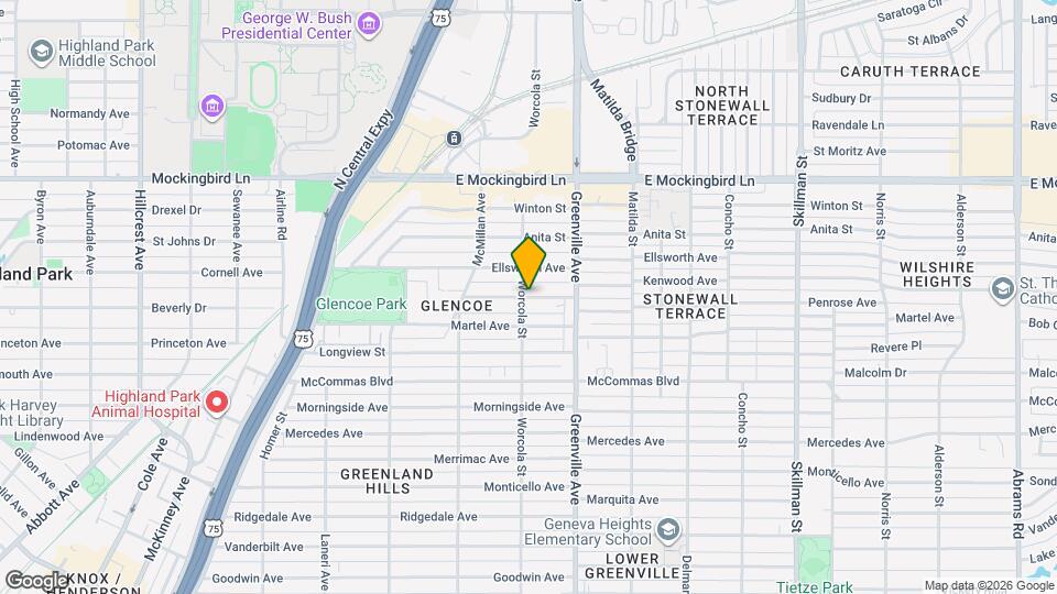 5603 Winton St, Unit Duplex Mapa y Detalles de la Ubicación