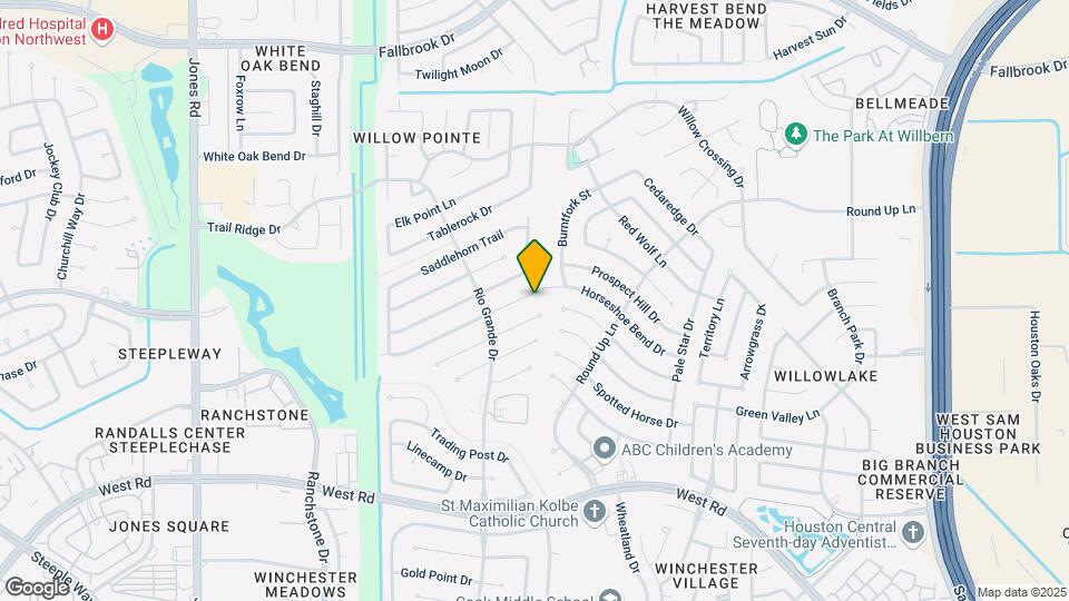 10207 Horseshoe Bend Dr Map and Location Details