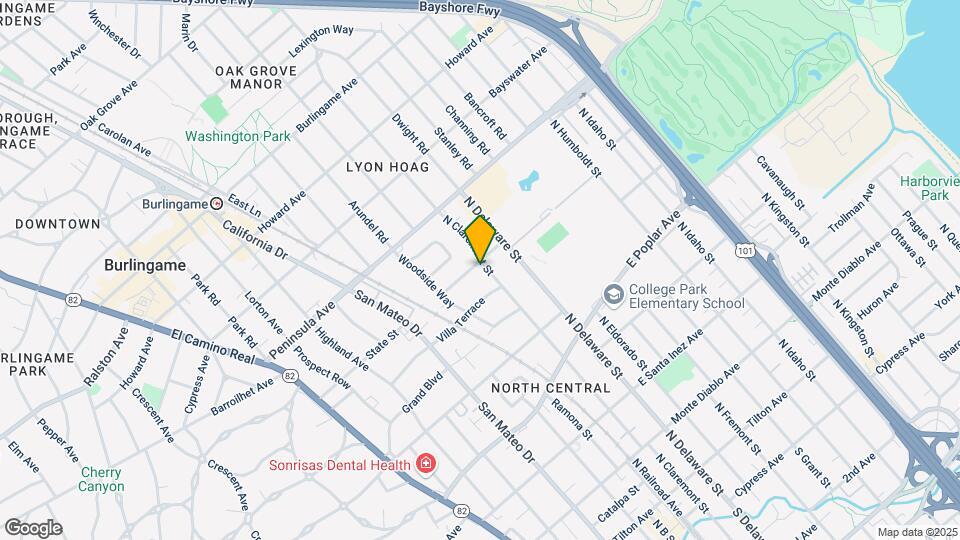 735 N Claremont St Map and Location Details